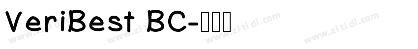 VeriBest BC字体转换